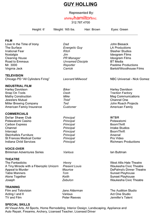 resume